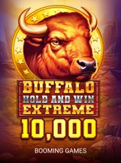 Buffalo Hold and Win Extreme 10,000 slot by Booming Games