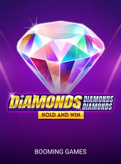 Diamonds Diamonds Diamonds Hold and Win slot by Booming Games