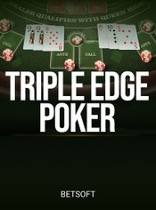 Triple Edge Poker slot by Betsoft