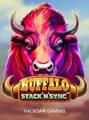 Buffalo Stack'n'Sync 96% Mobile slot by Hacksaw Gaming