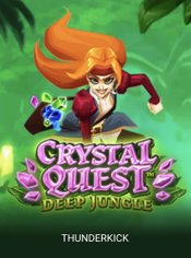 Crystal Quest : DEEP JUNGLE Mobile slot by Thunderkick
