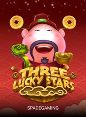 Three Lucky Stars slot by Spadegaming