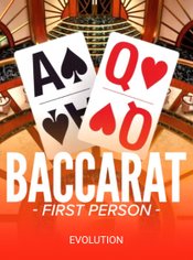 First Person Baccarat slot by Evolution