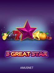 5 Great Star Mobile slot by Amusnet