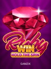 Ruby Win: Hold The Spin Mobile slot by Gamzix