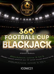 Football Cup Blackjack 360 slot by Iconic21