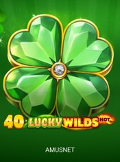 40 Lucky Wilds Hot Mobile slot by Amusnet
