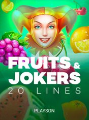 Fruits & Jokers: 20 Lines Mobile slot by Playson