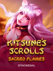 Kitsune's Scrolls - Sacred Flames slot by Spinomenal