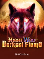 Night Wolf - Darkest Flame slot by Spinomenal