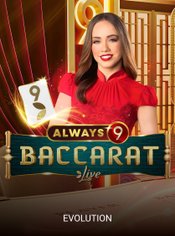 Always 9 Baccarat slot by Evolution