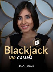 Blackjack VIP Gamma slot by Evolution