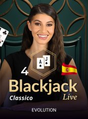 Blackjack Clasico en Espanol 4 slot by Evolution