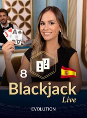 Blackjack Clasico en Espanol 8 slot by Evolution