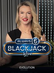 Classic Always 6 Blackjack 1 slot by Evolution