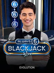 Classic Always 6 Blackjack 5 slot by Evolution