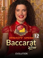 Dynasty Speed Baccarat 12 slot by Evolution