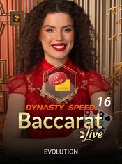 Dynasty Speed Baccarat 16 slot by Evolution