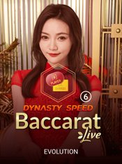 Dynasty Speed Baccarat 6 slot by Evolution