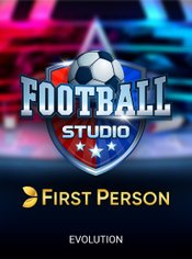 First Person Football Studio slot by Evolution