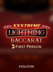 First Person XXXtreme Lightning Baccarat slot by Evolution