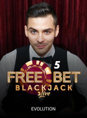 Free Bet Blackjack 5 slot by Evolution