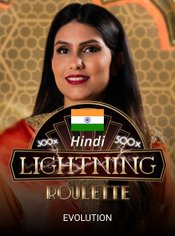 Hindi Lightning Roulette slot by Evolution