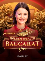 Japanese Golden Wealth Baccarat slot by Evolution