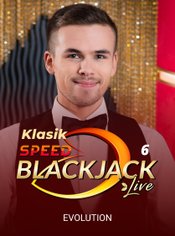 Klasik Speed Blackjack 6 slot by Evolution