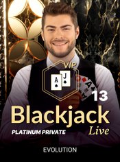 Platinum Private Blackjack 13 slot by Evolution