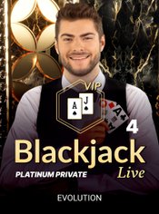 Platinum Private Blackjack 4 slot by Evolution