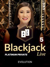 Platinum Private Blackjack 5 slot by Evolution