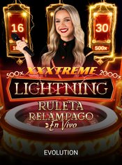 Ruleta Relámpago XXXtreme slot by Evolution