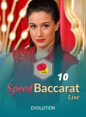 Speed Baccarat 10 slot by Evolution