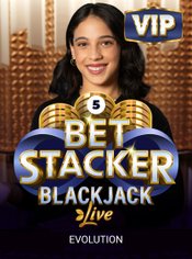 VIP Bet Stacker Blackjack 5 slot by Evolution