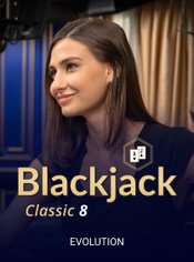 Blackjack Classic 8 slot by Evolution