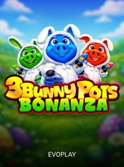 3 Bunny Pots Bonanza slot by Evoplay