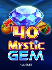 40 Mystic Gem Mobile slot by Amusnet