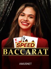 Speed Baccarat slot by Amusnet