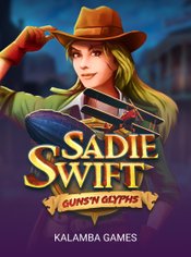 Sadie Swift: Guns'n Glyphs Mobile slot by Kalamba Games