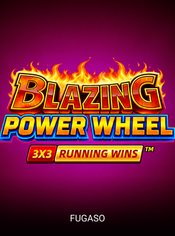 Blazing Power Wheel RUNNING WINS slot by Fugaso