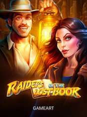 Raiders of the Lost Book slot by GameArt