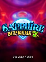 Sapphire Supreme 7s slot by Kalamba Games