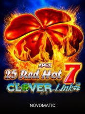 25 Red Hot 7 Clover Link slot by Novomatic