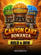 Canyon Cart Bonanza: Hold & Win slot by Novomatic