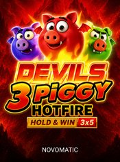 Devils 3 Piggy Hotfire Hold & Win Buy Bonus slot by Novomatic