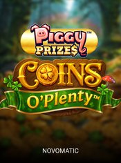 Piggy Prizes Coins O'Plenty slot by Novomatic