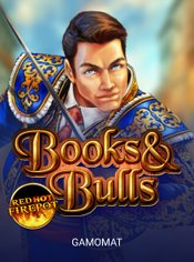 Books & Bulls RHFP slot by Gamomat