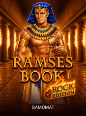 Ramses Book Rock Edition slot by Gamomat