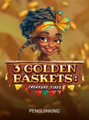 3 Golden Baskets: Treasure Tides slot by Penguin King